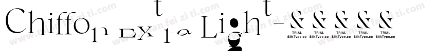 Chiffon Extra Light字体转换